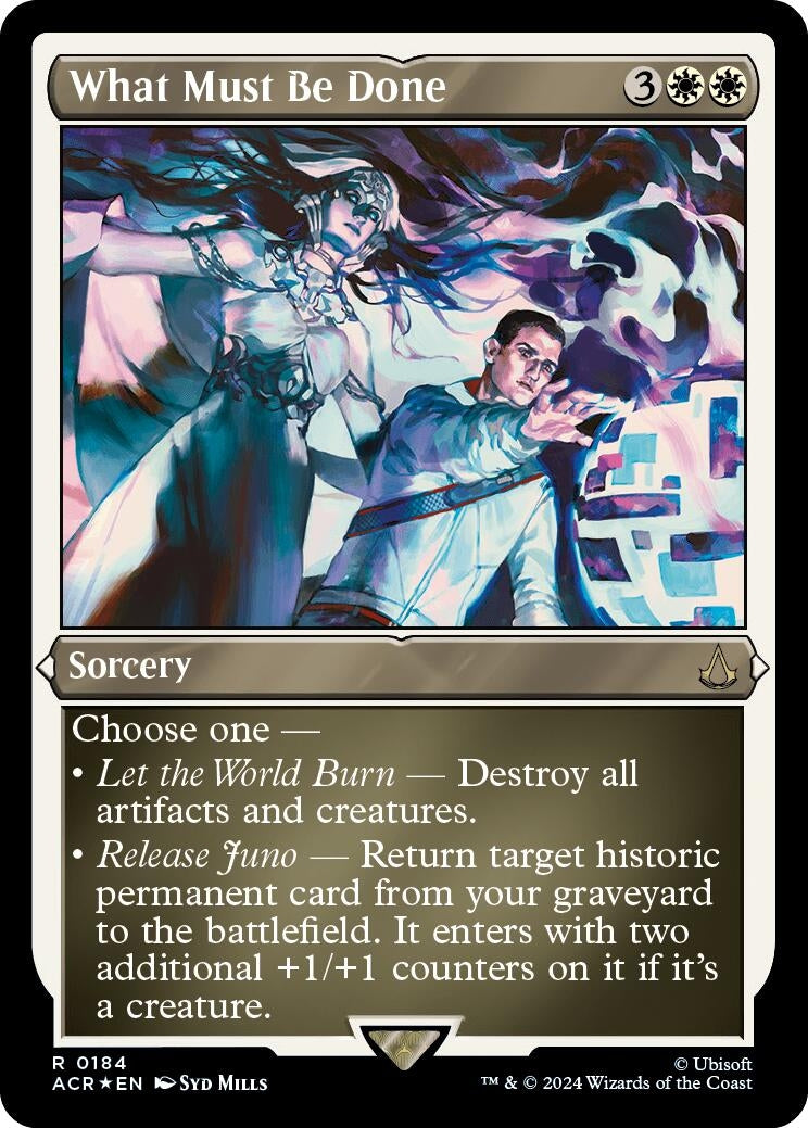 What Must Be Done (Foil Etched) (184)