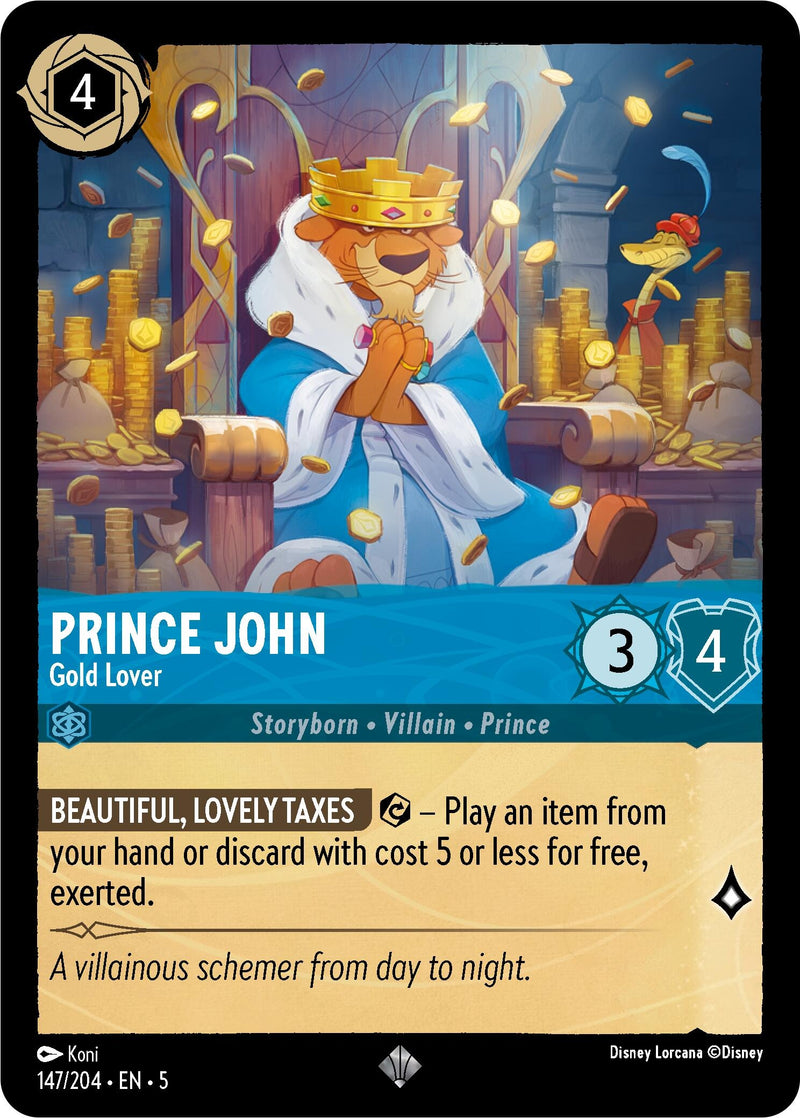 Prince John - Gold Lover (147/204) (Shimmering Skies)