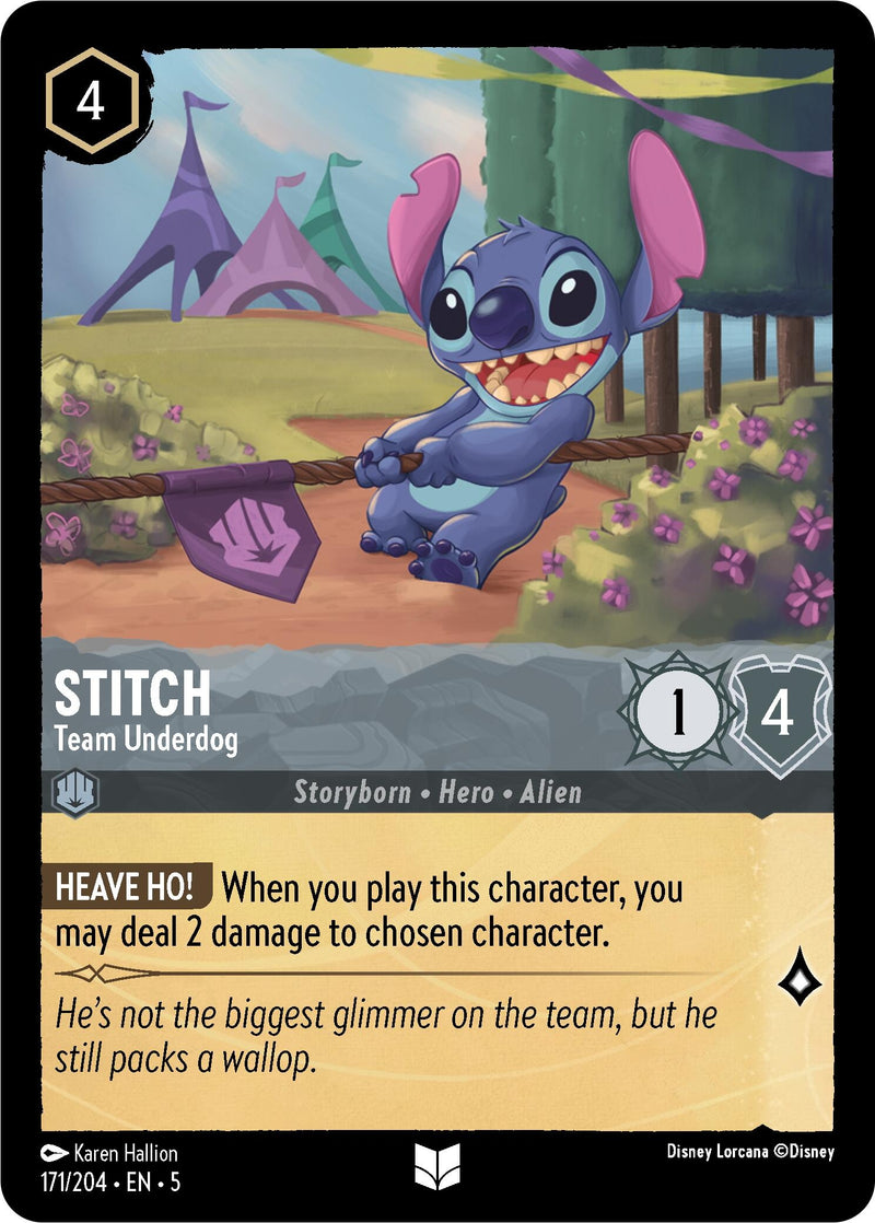 Stitch - Team Underdog (171/204) (Shimmering Skies)