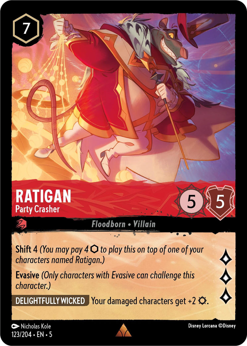 Ratigan - Party Crasher (123/204) (Shimmering Skies)