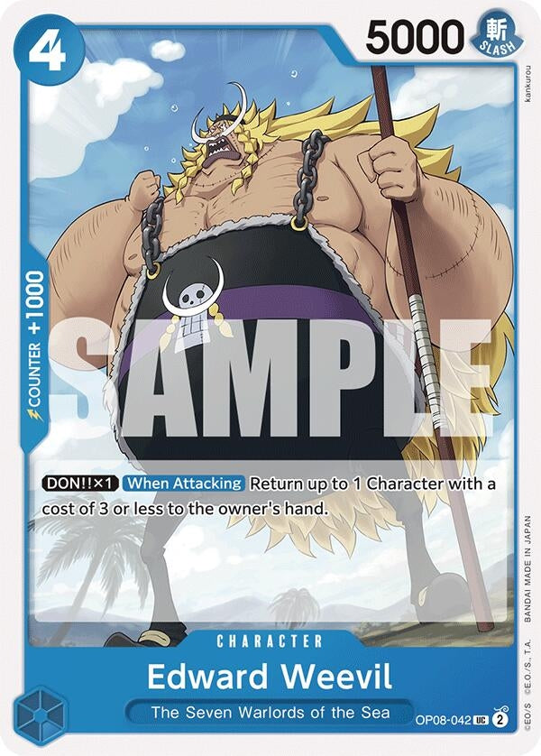 Image for Edward Weevil (OP08-042) (Two Legends) - One Piece Card Game