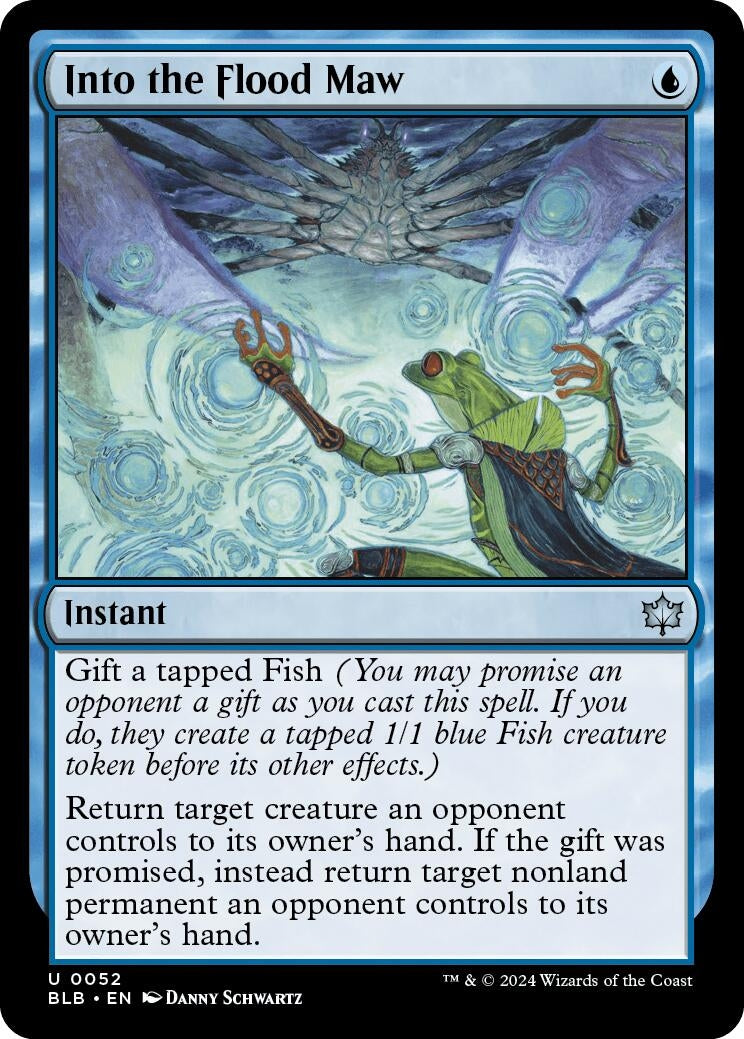 Into the Flood Maw (52) (Bloomburrow) (BLB)