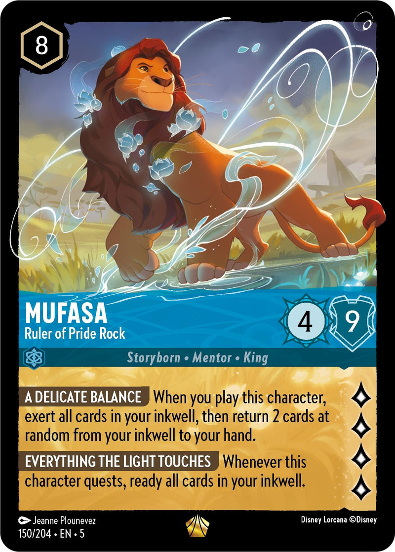 Mufasa - Ruler of Pride Rock (150/204) (Shimmering Skies)