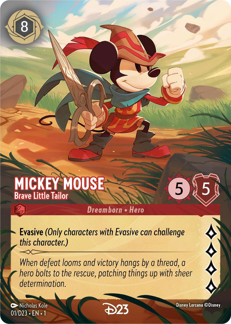 Mickey Mouse - Brave Little Tailor (Extended Art) (1) (D23 Promos)