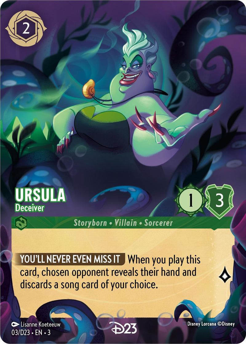 Ursula - Deceiver (3) (D23 Promos)