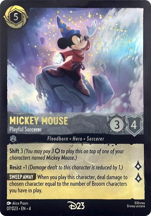 Mickey Mouse - Playful Sorcerer (7) (D23 Promos)