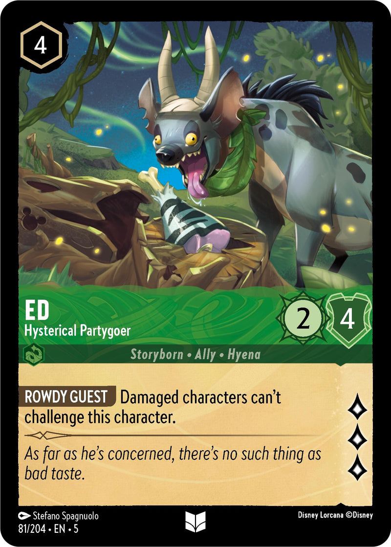 Ed - Hysterical Partygoer (81/204) (Shimmering Skies)