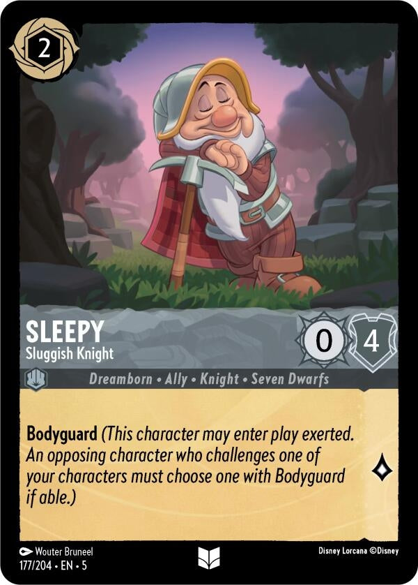 Sleepy - Sluggish Knight (177/204) (Shimmering Skies)