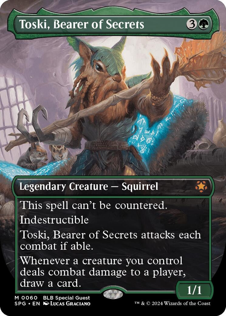 Image for Toski, Bearer of Secrets (Borderless) (60) - Magic: The Gathering