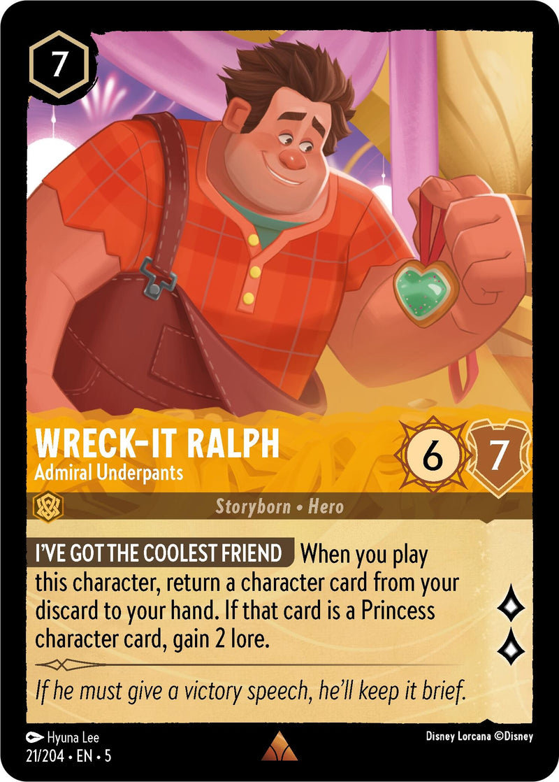 Wreck-It Ralph - Admiral Underpants (21/204) (Shimmering Skies)