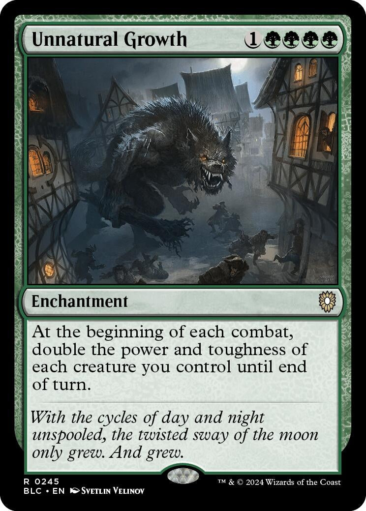 Image for Unnatural Growth (245) - Magic: The Gathering