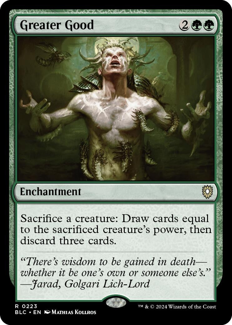 Greater Good (223) (Commander: Bloomburrow) (BLC)