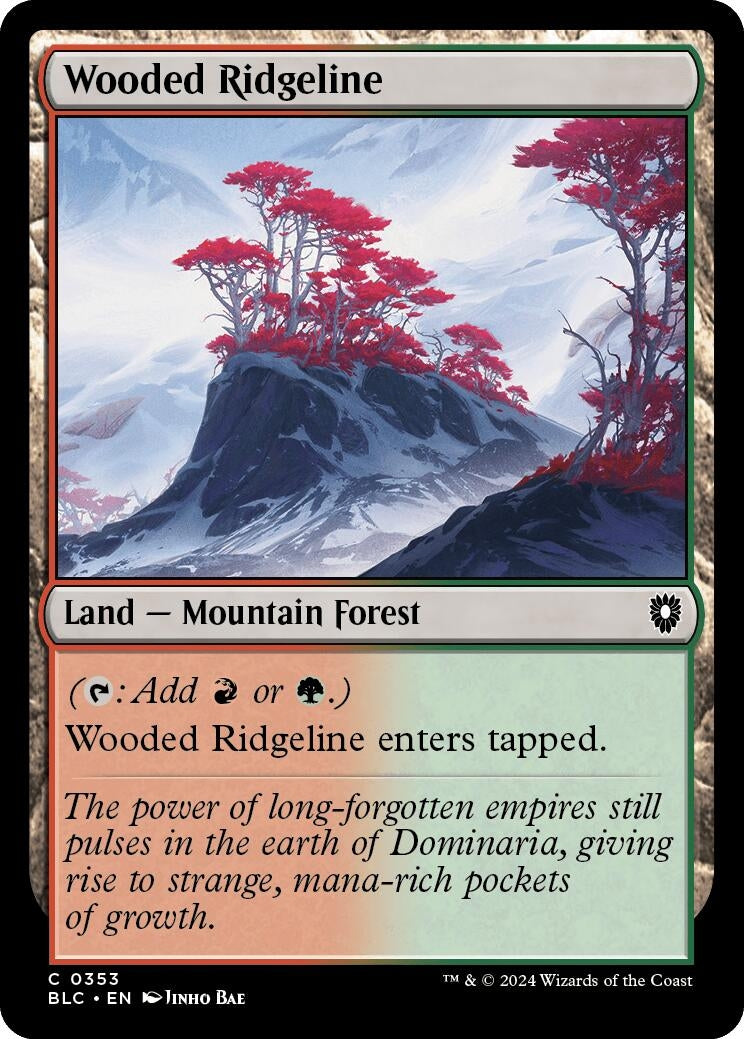Image for Wooded Ridgeline (353) - Magic: The Gathering