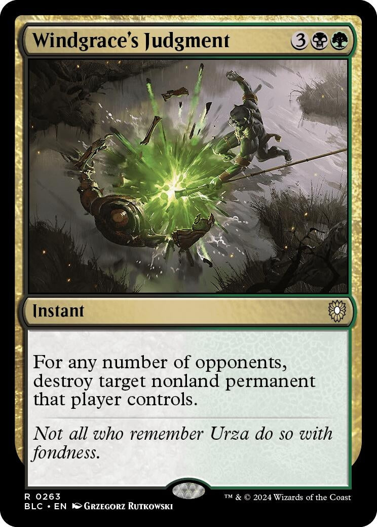 Image for Windgrace's Judgment (263) - Magic: The Gathering
