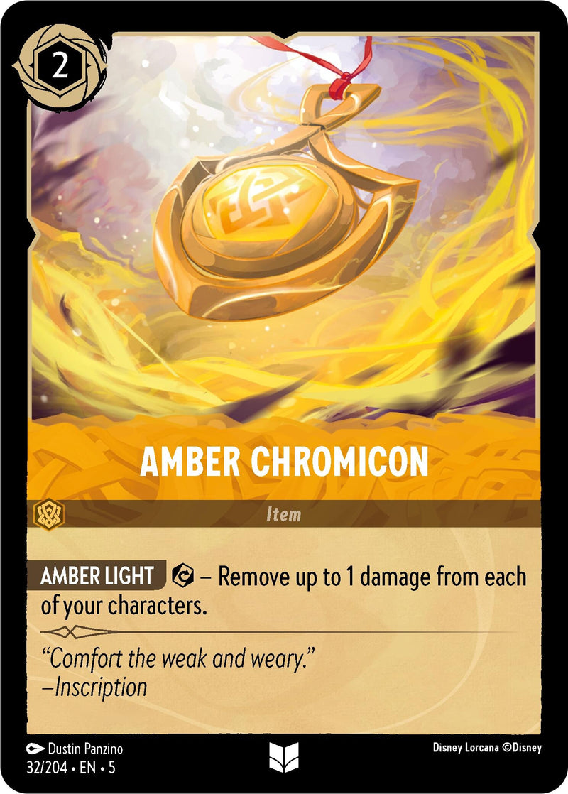 Image for Amber Chromicon (32/204) (Shimmering Skies) - Disney Lorcana