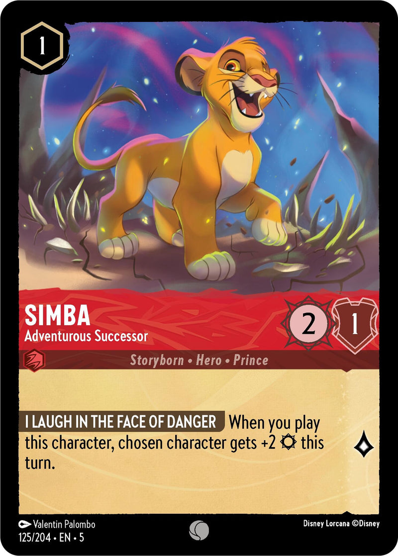 Simba - Adventurous Successor (125/204) (Shimmering Skies)