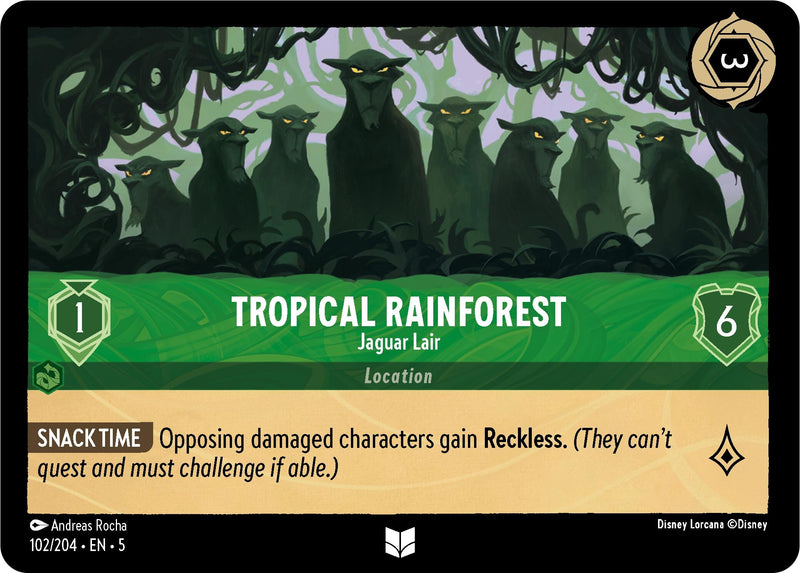 Tropical Rainforest - Jaguar Lair (102/204) (Shimmering Skies)