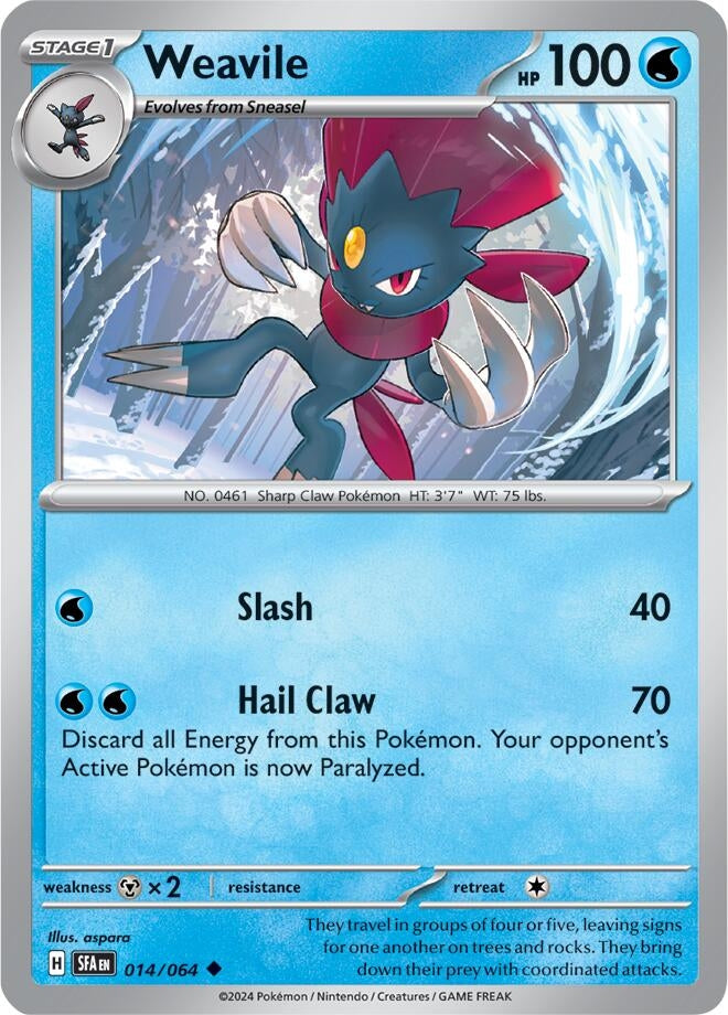 Weavile (014/064) (SV: Shrouded Fable)