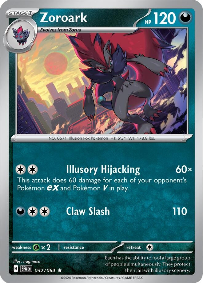 Zoroark (032/064) (SV: Shrouded Fable)