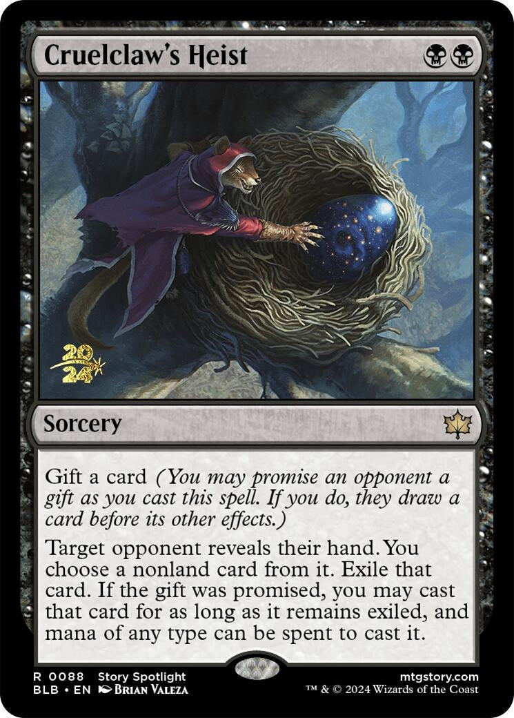 Cruelclaw's Heist (88) (Prerelease Cards)