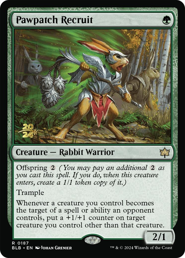 Pawpatch Recruit (187) (Prerelease Cards)