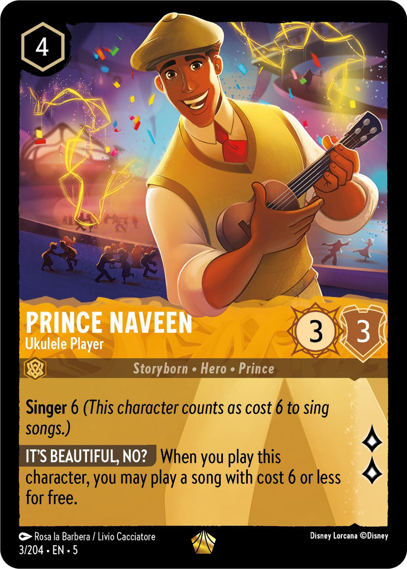 Prince Naveen - Ukulele Player (3/204) (Shimmering Skies)