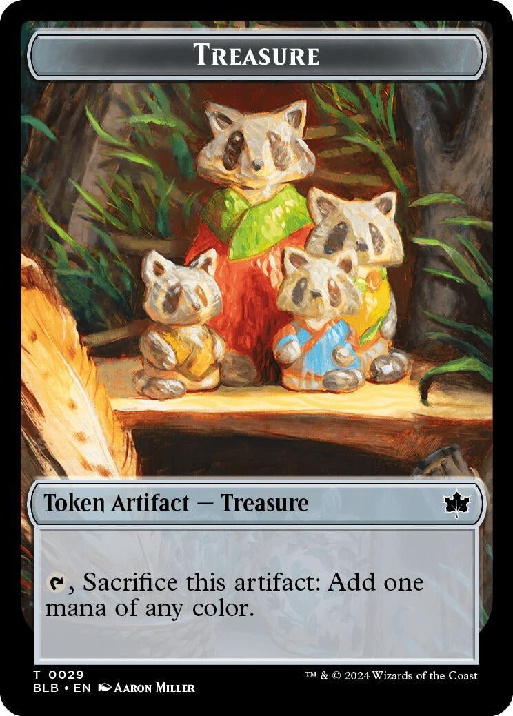 Treasure // Steampath Charger Double-Sided Token (29 // 19)