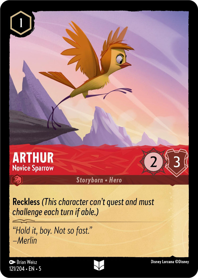 Arthur - Novice Sparrow (121/204) (Shimmering Skies)