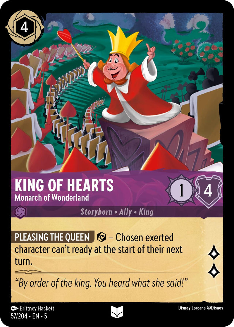 King of Hearts - Monarch of Wonderland (57/204) (Shimmering Skies)