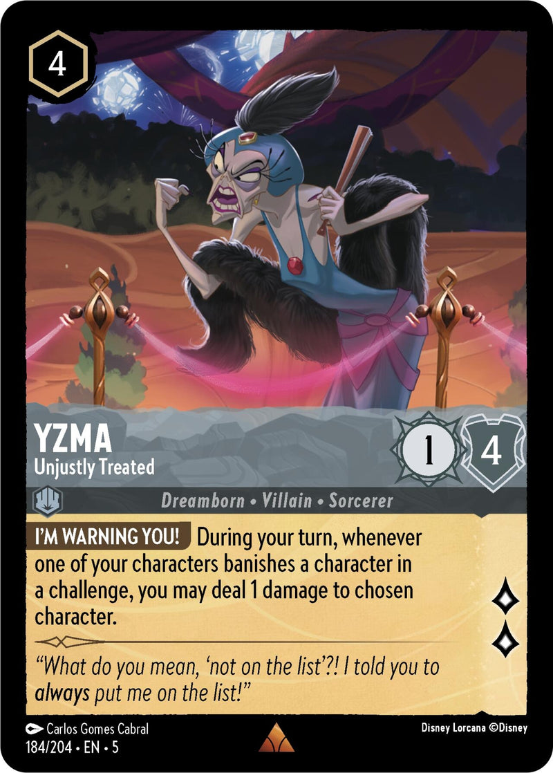 Yzma - Unjustly Treated (184/204) (Shimmering Skies)
