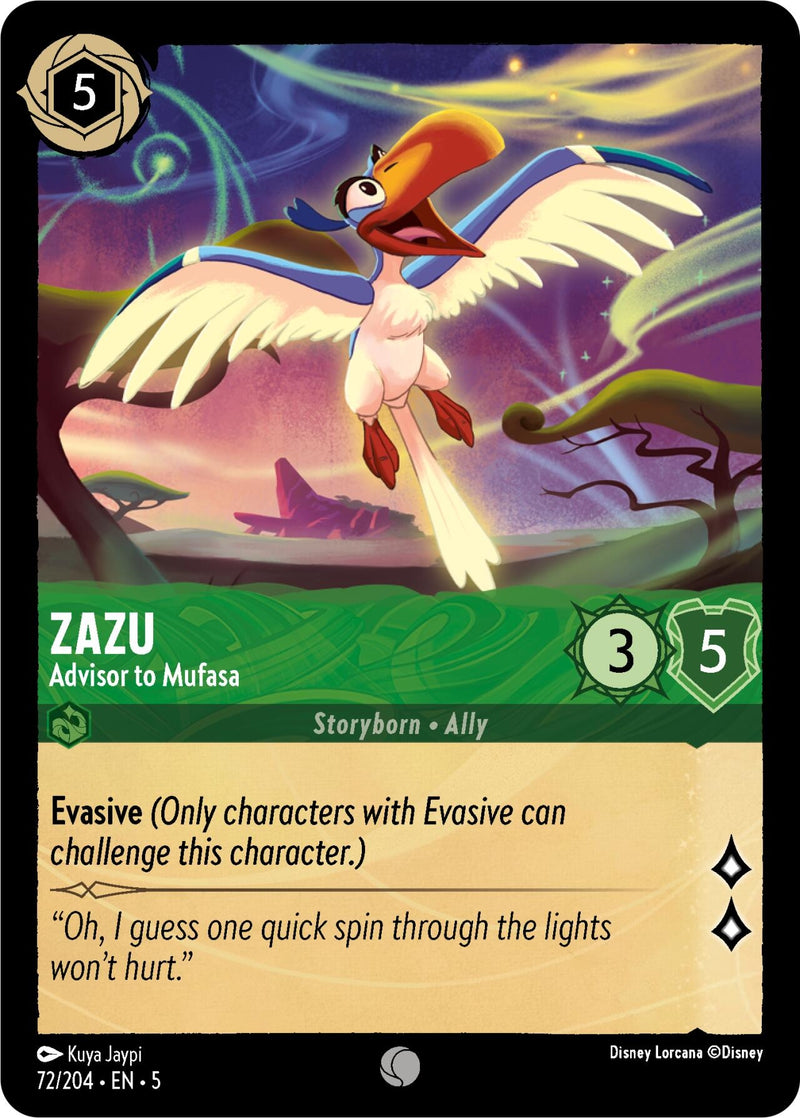 Zazu - Advisor to Mufasa (72/204) (Shimmering Skies)
