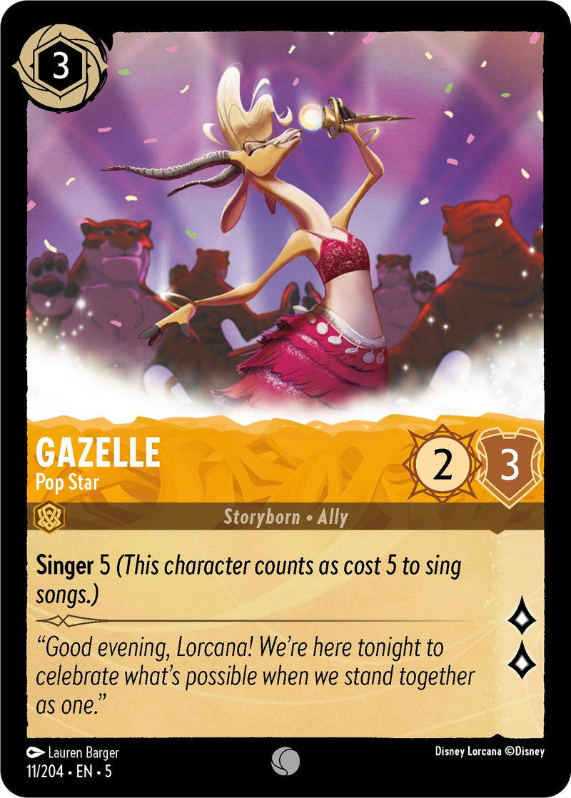 Gazelle - Pop Star (11/204) (Shimmering Skies)