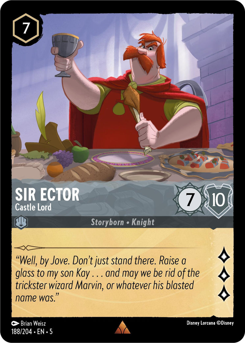Sir Ector - Castle Lord (188/204) (Shimmering Skies)