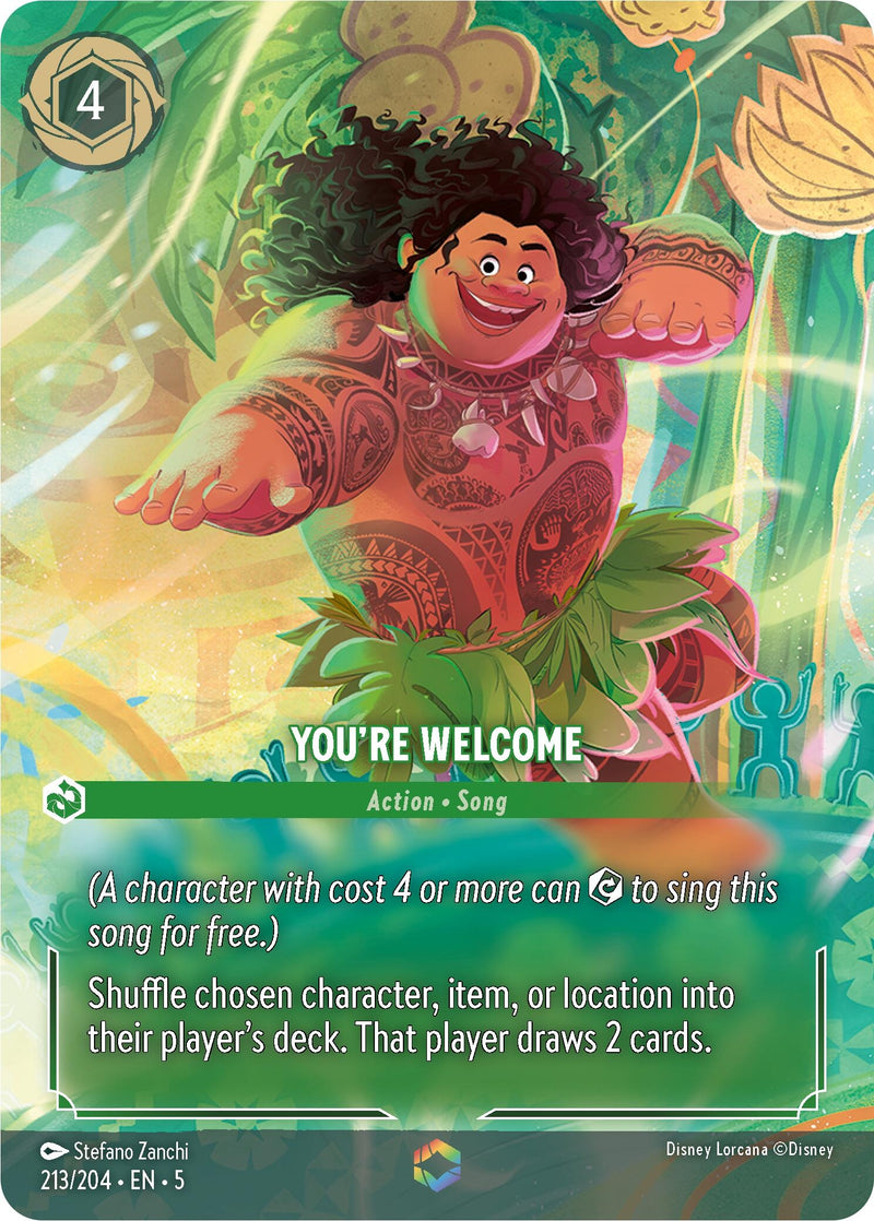 You're Welcome (Enchanted) (213/204) (Shimmering Skies)