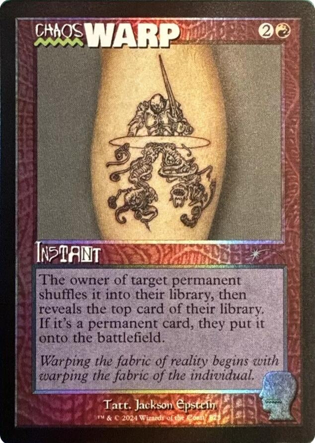 Chaos Warp (Rainbow Foil) (823) (Secret Lair Drop Series)
