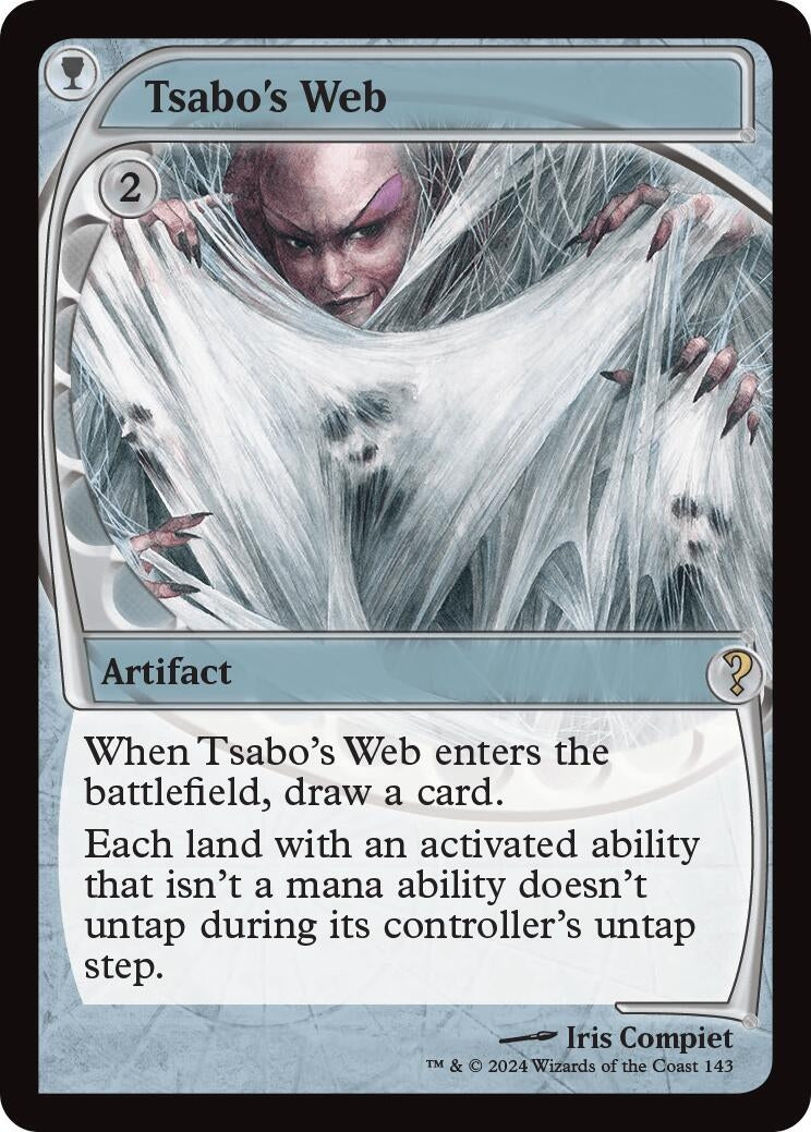 Image for Tsabo's Web (Future Sight) (143) - Magic: The Gathering