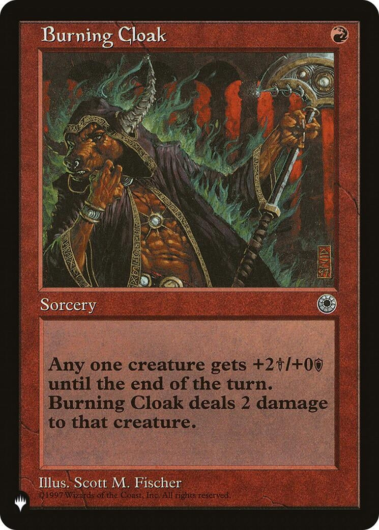 Burning Cloak (The List Reprints)