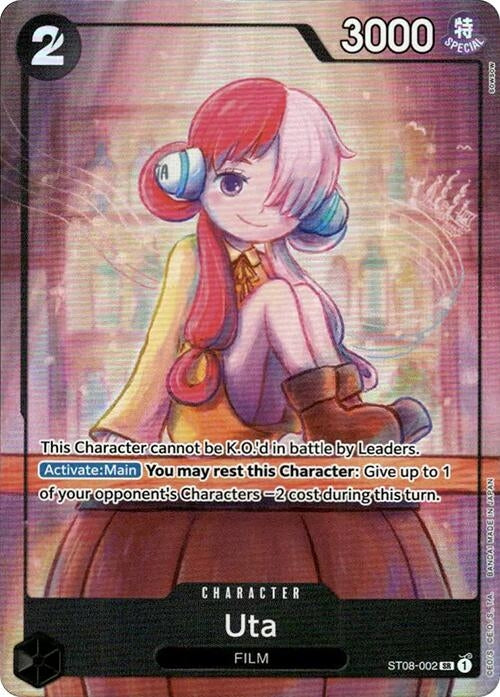 Uta - ST08-002 (Premium Card Collection -Uta-) (ST08-002) (One Piece Promotion Cards)