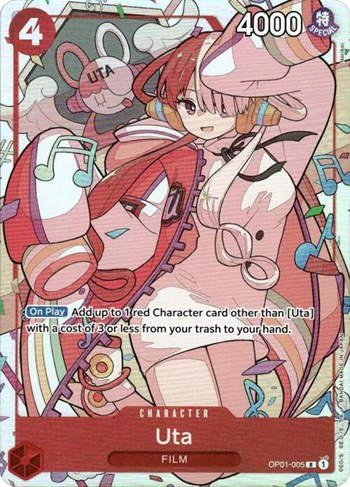 Uta - OP01-005 (Premium Card Collection -Uta-) (OP01-005) (One Piece Promotion Cards)