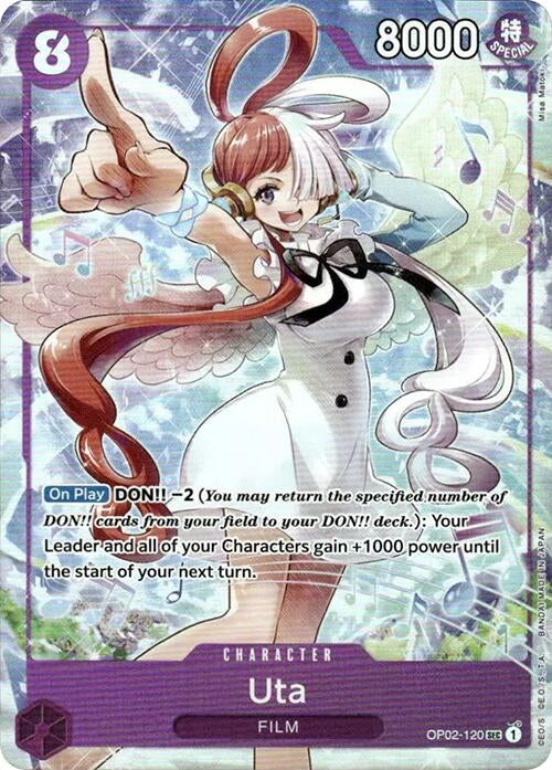 Uta - OP02-120 (Premium Card Collection -Uta-) (OP02-120) (One Piece Promotion Cards)