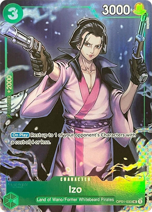 Image for Izo (Premium Card Collection -BANDAI CARD GAMES Fest. 23-24 Edition-) (OP01-033) (One Piece Promotion Cards) - One Piece Card Game