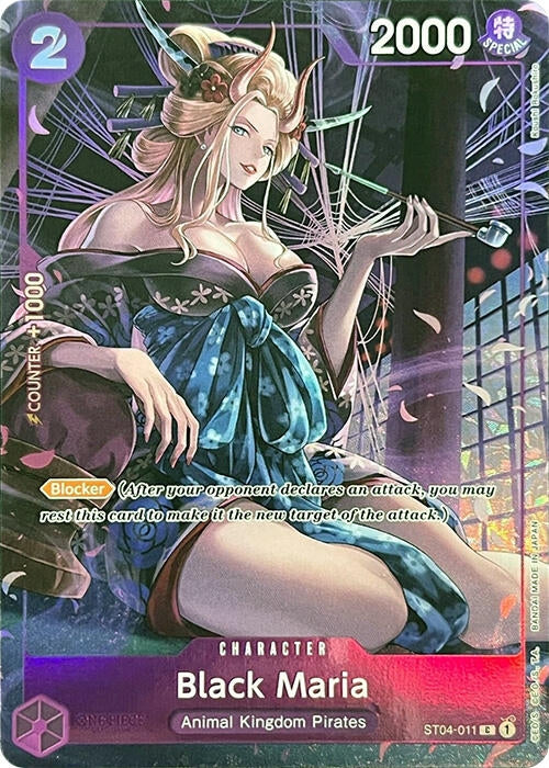 Image for Black Maria (Premium Card Collection -BANDAI CARD GAMES Fest. 23-24 Edition-) (ST04-011) (One Piece Promotion Cards) - One Piece Card Game