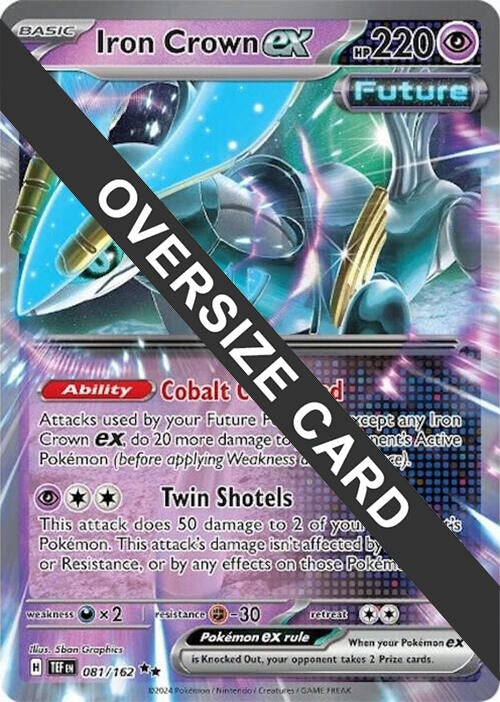 Image for Iron Crown ex (081/162) (Jumbo Cards) - Pokemon