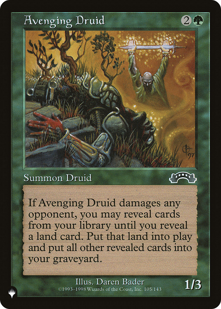 Avenging Druid (105/143) (The List Reprints)