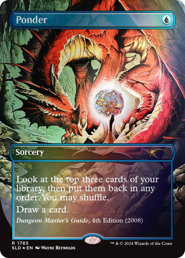 Ponder (1783) (Rainbow Foil) (1783) (Secret Lair Drop Series)