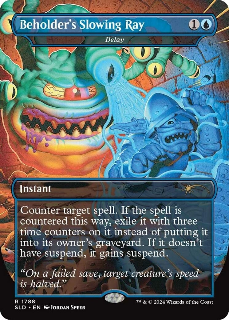 Beholder's Slowing Ray - Delay (1788) (Secret Lair Drop Series)
