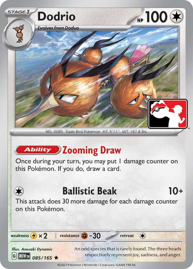 Image for Dodrio (085/165) (Prize Pack Series Cards) - Pokemon