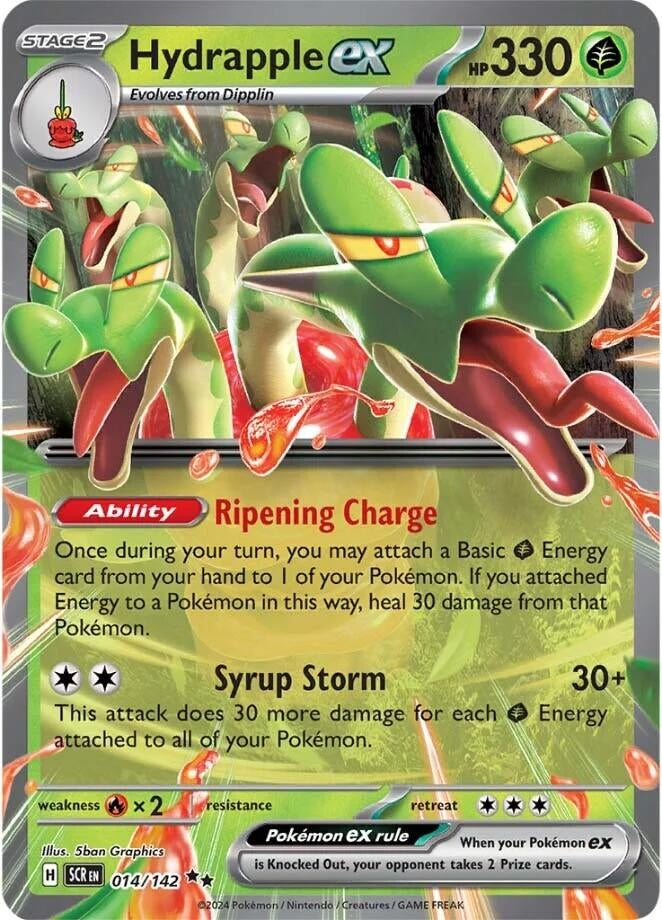 Image for Hydrapple ex (014/142) (SV07: Stellar Crown) - Pokemon