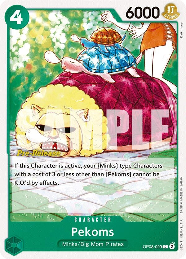 Image for Pekoms (OP08-029) (Two Legends Pre-Release Cards) - One Piece Card Game