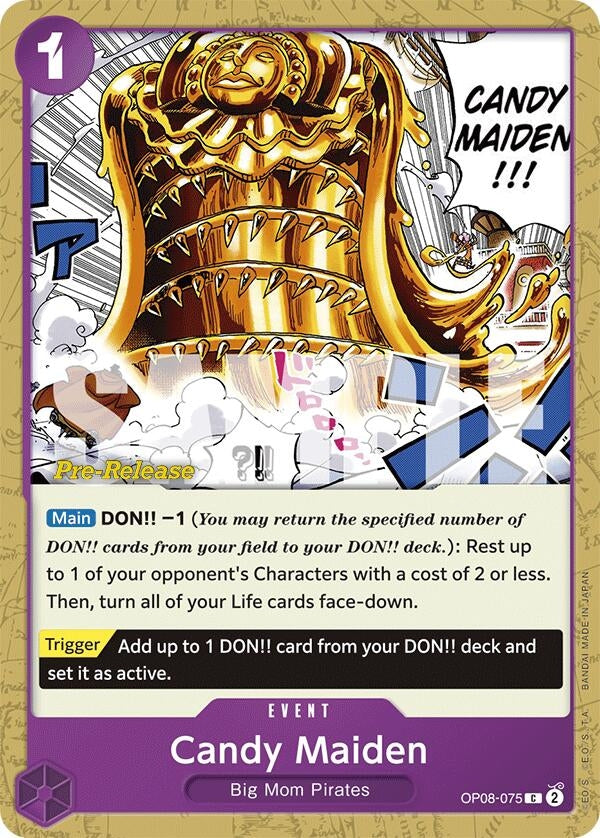 Candy Maiden (OP08-075) (Two Legends Pre-Release Cards)